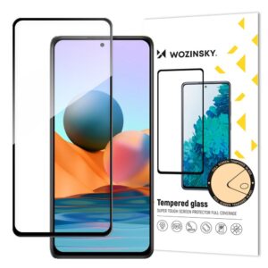 Protective glass Wozinsky  Wozinsky Super Durable Full Glue Full Screen Tempered Glass with Frame Case Friendly Xiaomi Redmi Note 12 Pro+ / Note 12 Pro / Note 12 5G / Note 12 / Xiaomi Redmi Note 10 Pro / Xiaomi 12T / 12 T Pro / Mi 11i / Mi 11T / Mi 11T Pro / POCO F3 / POCO X5 5G 