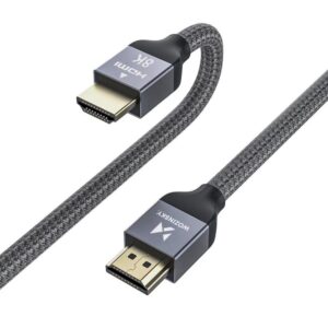 Cable Wozinsky  Wozinsky cable HDMI 2.1 8K 60 Hz 48 Gbps / 4K 120 Hz / 2K 144 Hz 2 m silver (WHDMI-20) 