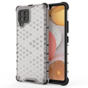 Aizmugurējais vāciņš Hurtel  Honeycomb Case armor cover with TPU Bumper for Samsung Galaxy A42 5G transparent 