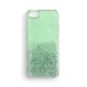 Nugarėlės dėklai Wozinsky  Wozinsky Star Glitter Shining Cover for Xiaomi Redmi Note 9T 5G green 