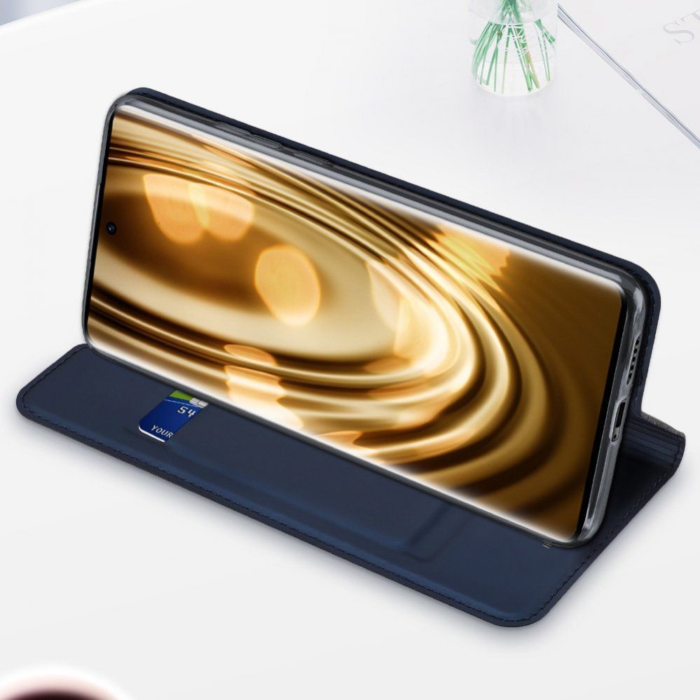 Back panel cover Dux Ducis Dux Ducis Skin Pro Bookcase type case for Vivo X60 black