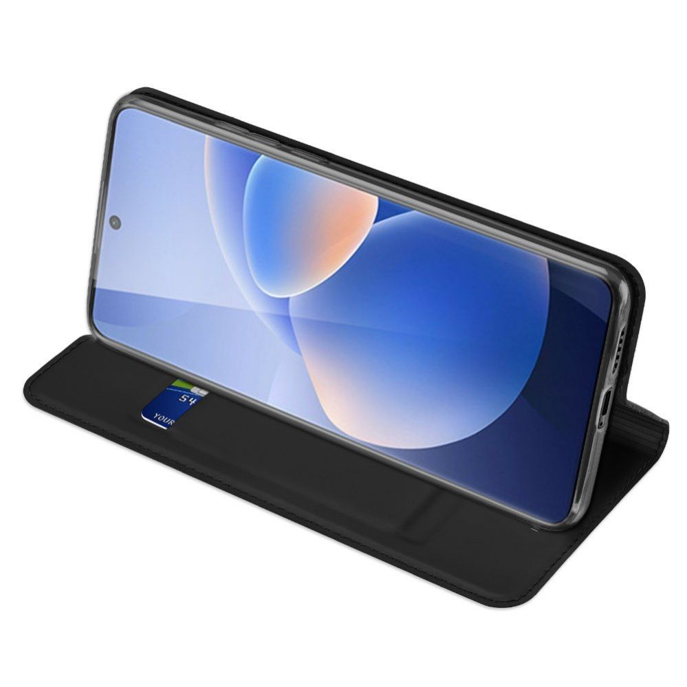 Back panel cover Dux Ducis Dux Ducis Skin Pro Bookcase type case for Vivo X60 black