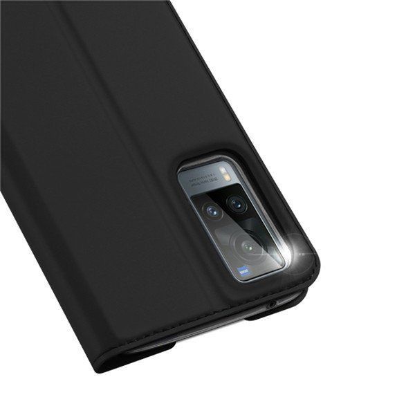Back panel cover Dux Ducis Dux Ducis Skin Pro Bookcase type case for Vivo X60 black