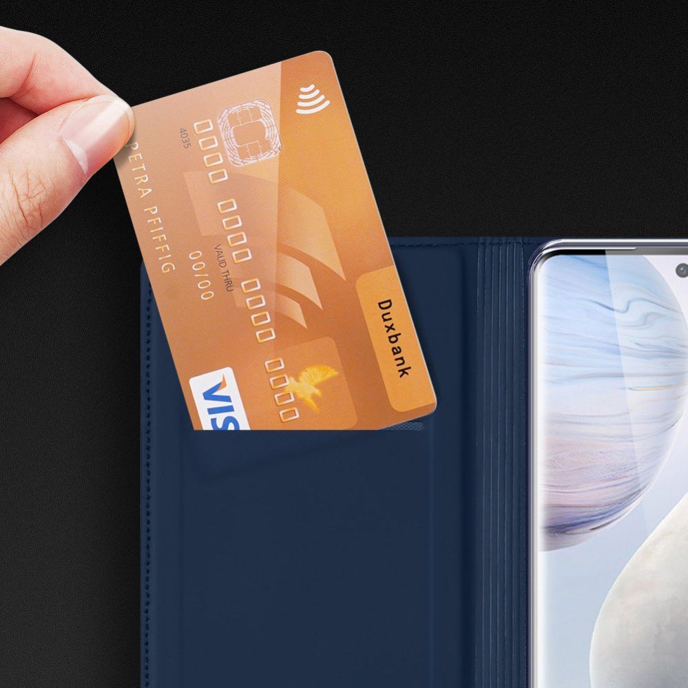 Back panel cover Dux Ducis Dux Ducis Skin Pro Bookcase type case for Vivo X60 black