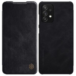 Aizmugurējais vāciņš Nillkin  Nillkin Qin leather holster case for Samsung Galaxy A72 4G black