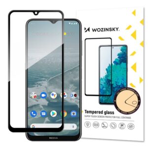 Protective glass Wozinsky - Wozinsky super durable Full Glue tempered glass full screen with frame Case Friendly Nokia G20 black 