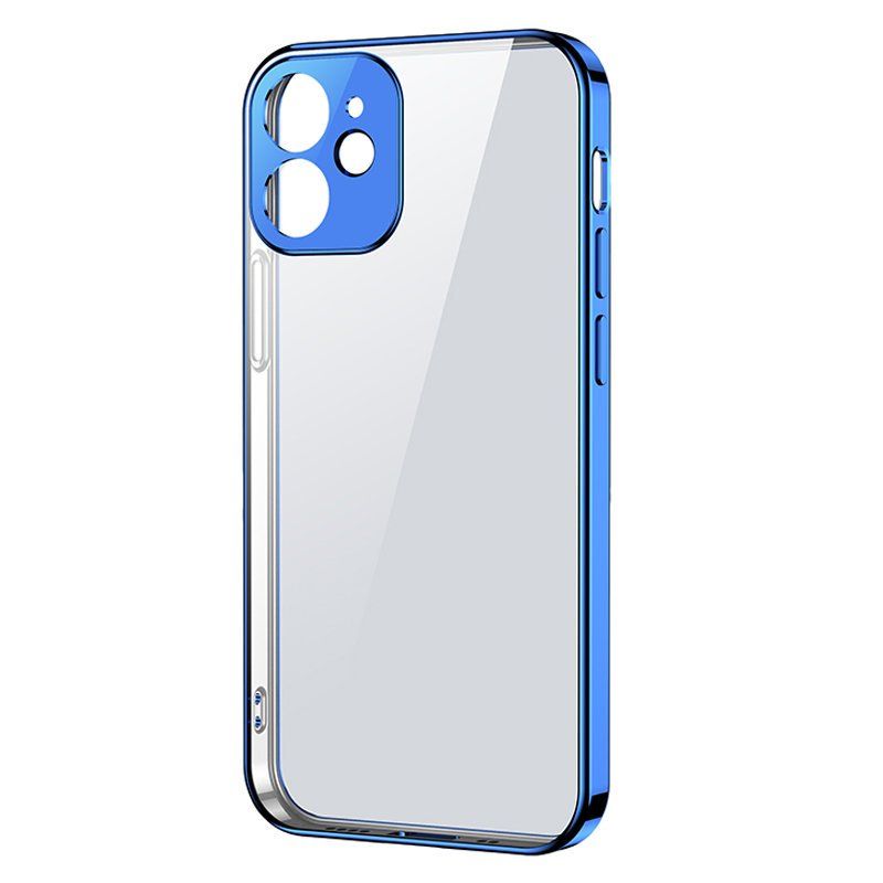 Tagakaaned Joyroom Joyroom New Beauty Series ultra thin case with electroplated frame for iPhone 12 Pro Max dark-blue (JR-BP744)