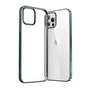 Aizmugurējais vāciņš Joyroom  Joyroom New Beautiful Series ultra thin case with electroplated frame for iPhone 12 Pro Max green (JR-BP796)