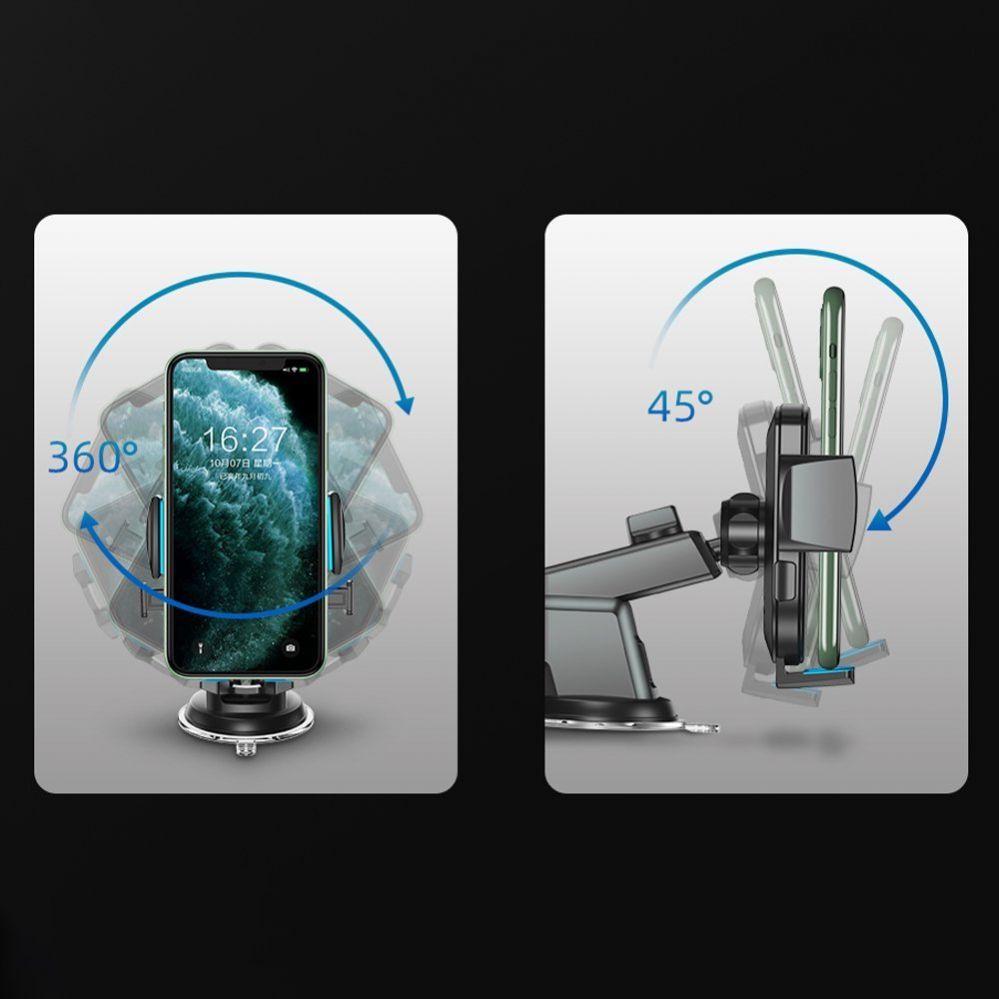 Auto holder Joyroom Universal Joyroom car phone holder with telescopic extendable arm for dashboard and window black (JR-OK3)