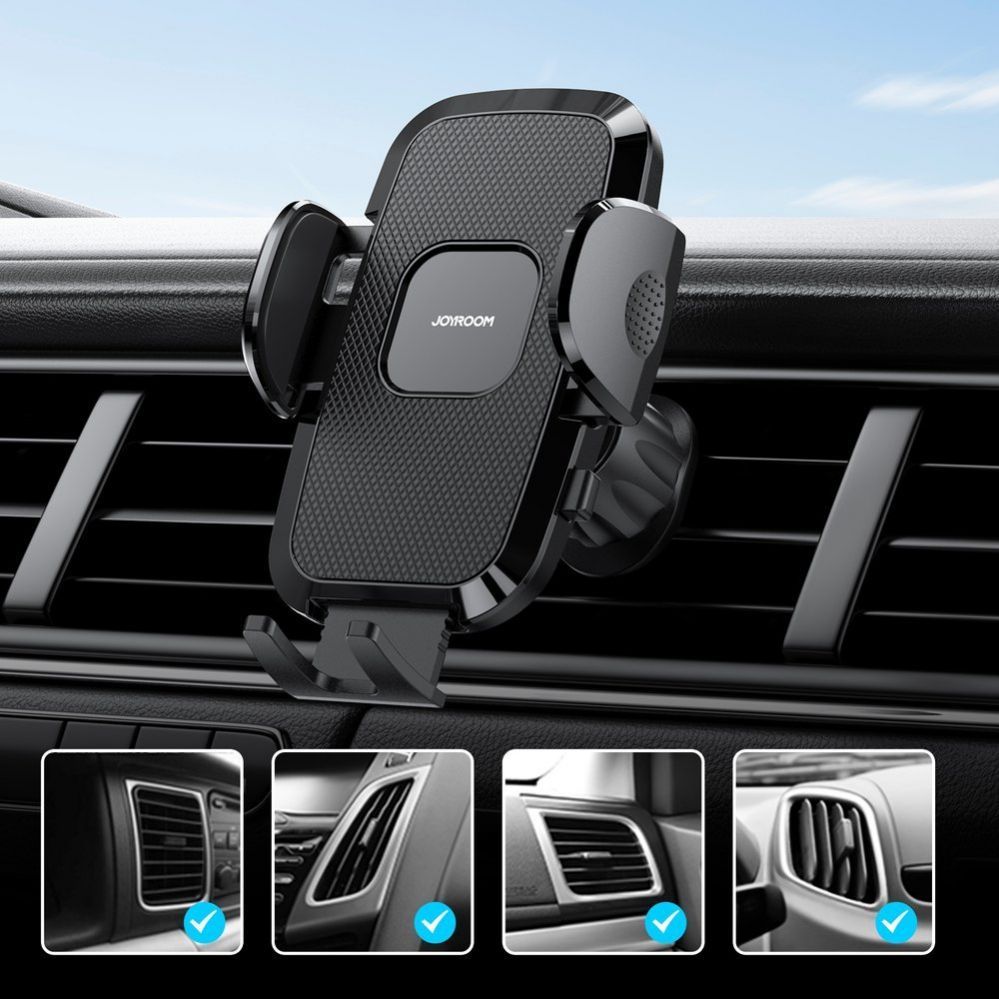 Авто держатель Joyroom Joyroom Car Phone Clip Holder Air Vent Ventilation Grille Black (JR-ZS259)
