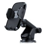 Automaatne hoidja Joyroom  Joyroom car phone holder with telescopic extendable arm for dashboard and windshield black (JR-ZS259) 
