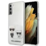Aizmugurējais vāciņš Karl Lagerfeld  Karl Lagerfeld KLHCS21MCKTR S21+ G996 hardcase Transparent Karl & Choupette 