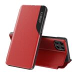 Nugarėlės dėklai Hurtel  Eco Leather View Case elegant bookcase type case with kickstand for Samsung Galaxy A22 4G red 