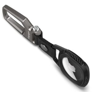 Cits mobilo telefonu aksesuārs Spigen  Spigen Rugged Armor Case for Apple AirTag - Matte Black 