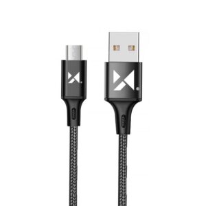 Cable Wozinsky  Wozinsky cable USB - microUSB 2,4A 1m black (WUC-M1B) 