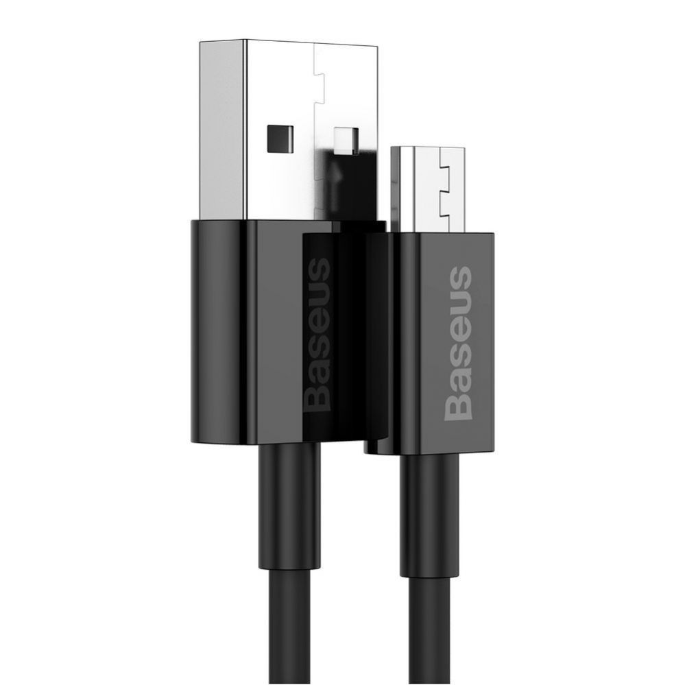 Kabelis Baseus Baseus Superior USB-A / micro USB 2A cable 1m - black
