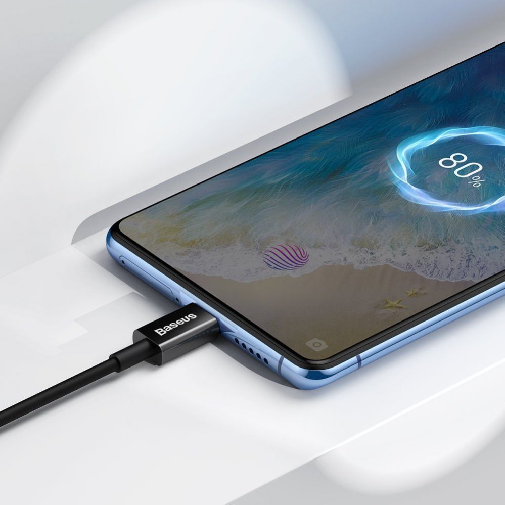 Kabelis Baseus Baseus Superior USB-A / micro USB 2A cable 1m - black