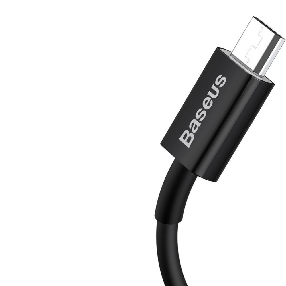 Kabelis Baseus Baseus Superior USB-A / micro USB 2A cable 1m - black