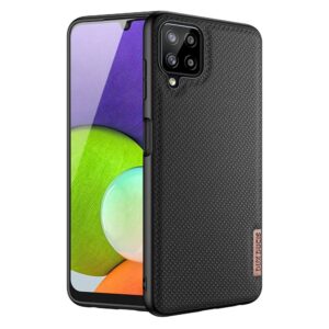 Aizmugurējais vāciņš Dux Ducis  Dux Ducis Fino case covered with nylon material for Samsung Galaxy A22 4G black 