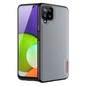 Aizmugurējais vāciņš Dux Ducis  Dux Ducis Fino case covered with nylon material for Samsung Galaxy A22 4G gray 
