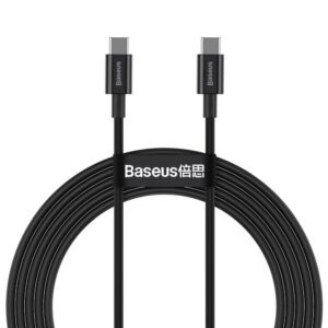 Cable Baseus  Baseus CATYS-C01 USB-C - USB-C PD QC FCP cable 100W 5A 480Mb/s 2m - black 