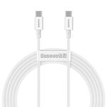 Kabelis Baseus  Baseus CATYS-C02 USB-C - USB-C PD QC FCP cable 100W 5A 2m - white 
