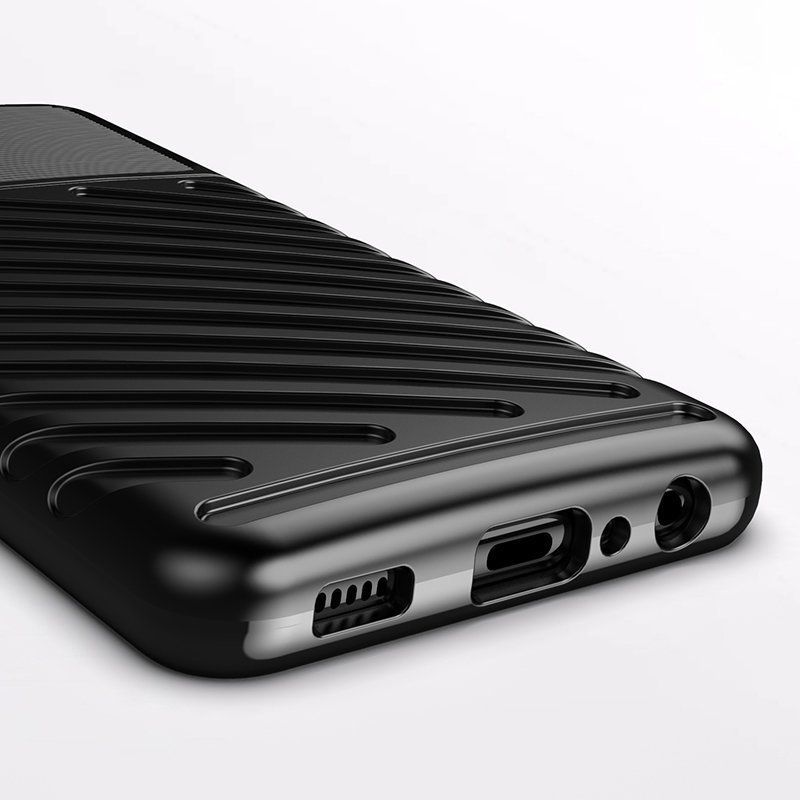 Nugarėlės dėklai Hurtel Thunder Case Flexible Tough Rugged Cover TPU Case for Samsung Galaxy A22 4G blue