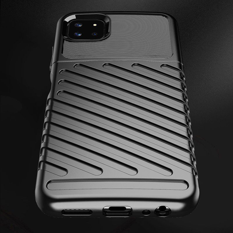 Aizmugurējais vāciņš Hurtel Thunder Case Flexible Tough Rugged Cover TPU Case for Samsung Galaxy A22 5G blue