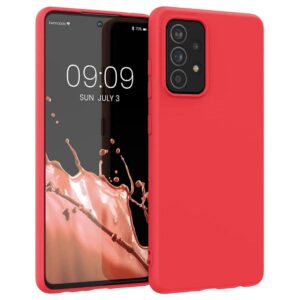 Nugarėlės dėklai Hurtel  Silicone Case Soft Flexible Rubber Cover for Samsung Galaxy A22 4G red 