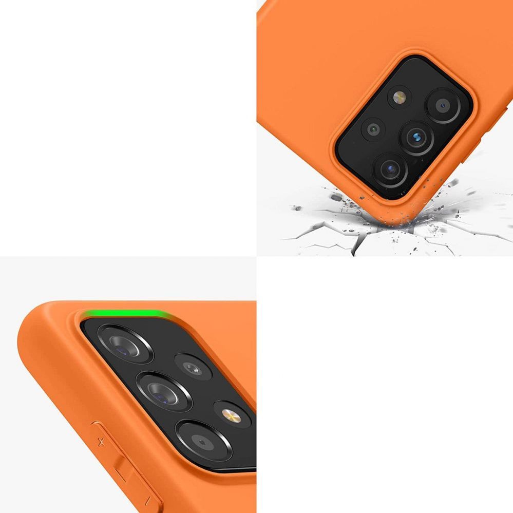 Nugarėlės dėklai Hurtel Silicone Case Soft Flexible Rubber Cover for Samsung Galaxy A22 4G red