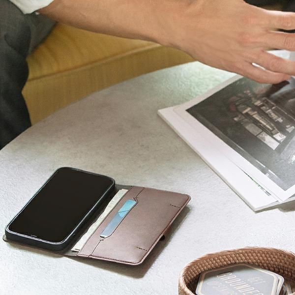 Back panel cover UNIQ Uniq Journa iPhone 12 Pro Max case - gray