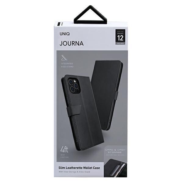 Back panel cover UNIQ Uniq Journa iPhone 12 Pro Max case - gray