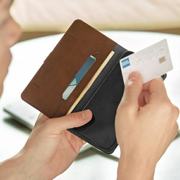 Back panel cover UNIQ Uniq Journa iPhone 12 Pro Max case - gray