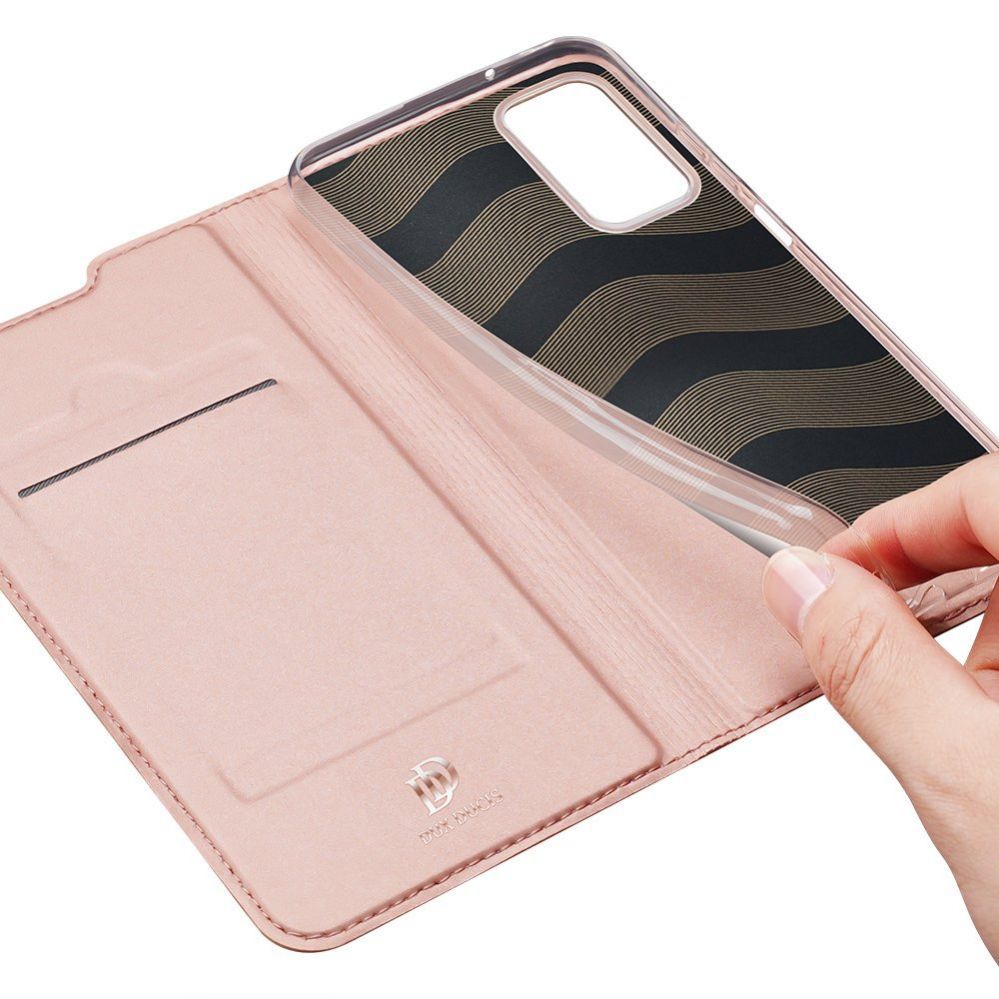Back panel cover Dux Ducis Dux Ducis Skin Pro Bookcase type case for Samsung Galaxy A03s pink
