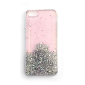 Nugarėlės dėklai Wozinsky  Wozinsky Star Glitter Shining Cover for Samsung Galaxy A22 4G pink 
