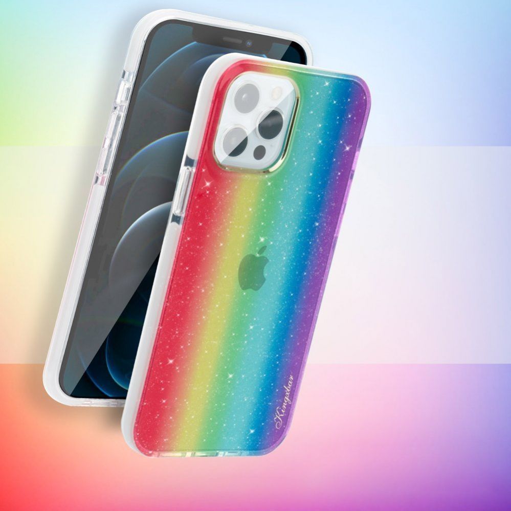 Back panel cover Kingxbar Kingxbar Ombre Case Back Cover for iPhone 12 Pro Max multicolour