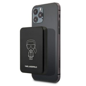 Išorinė baterija Karl Lagerfeld  Karl Lagerfeld Powerbank indukcyjny KLPBMSOIBK 3000mAh MagSafe 