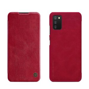 Aizmugurējais vāciņš Nillkin  Nillkin Qin leather holster case for Samsung Galaxy A03s red