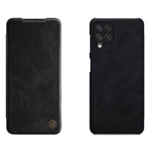 Aizmugurējais vāciņš Nillkin  Nillkin Qin leather holster case for Samsung Galaxy A22 4G black