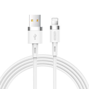 Kabelis Joyroom  Joyroom Liquid Silicone Data Cable N2 USB-A / Lightning 2.4A 1.2m - White 