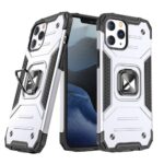 Tagakaaned Wozinsky - Wozinsky Ring Armor Case Kickstand Tough Rugged Cover for iPhone 13 Pro Max silver 