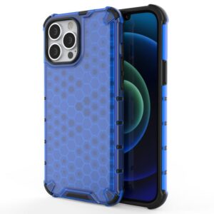 Aizmugurējais vāciņš Hurtel  Honeycomb Case armor cover with TPU Bumper for iPhone 13 Pro Max blue 