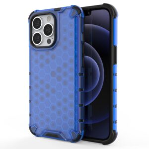 Aizmugurējais vāciņš Hurtel  Honeycomb Case armor cover with TPU Bumper for iPhone 13 Pro blue 