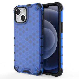 Aizmugurējais vāciņš Hurtel  Honeycomb Case armor cover with TPU Bumper for iPhone 13 mini blue 