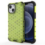 Nugarėlės dėklai Hurtel  Honeycomb Case armor cover with TPU Bumper for iPhone 13 mini green 