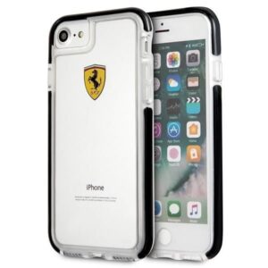 Nugarėlės dėklai Ferrari  Ferrari Hardcase FEGLHCP7BK iPhone 7/8 SE 2020 / SE 2022 Shockproof transparent black