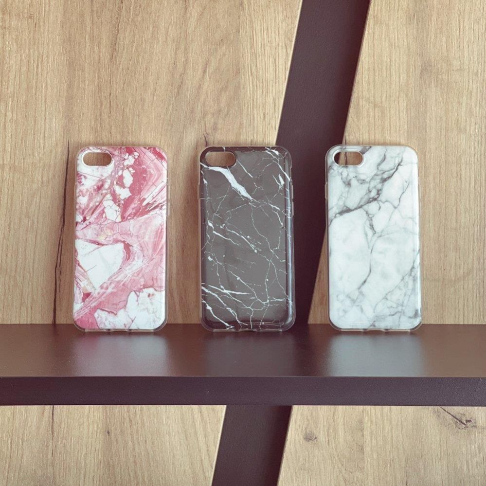 Back panel cover Wozinsky Wozinsky Marble TPU case cover for Xiaomi Redmi Note 10 5G / Poco M3 Pro black