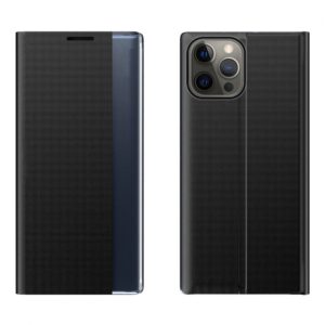 Nugarėlės dėklai Hurtel  Sleep Case Bookcase Type Case with Smart Window for iPhone 13 Pro black 