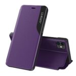 Nugarėlės dėklai Hurtel  Eco Leather View Case elegant bookcase type case with kickstand for iPhone 13 mini purple 