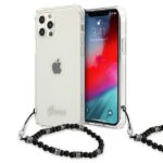 Aizmugurējais vāciņš Guess  Guess GUHCP12LKPSBK iPhone 12 Pro Max 6.7" Transparent hardcase Black Pearl 